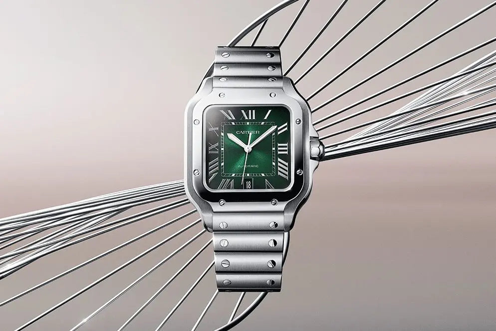 Cartier santos clock deals