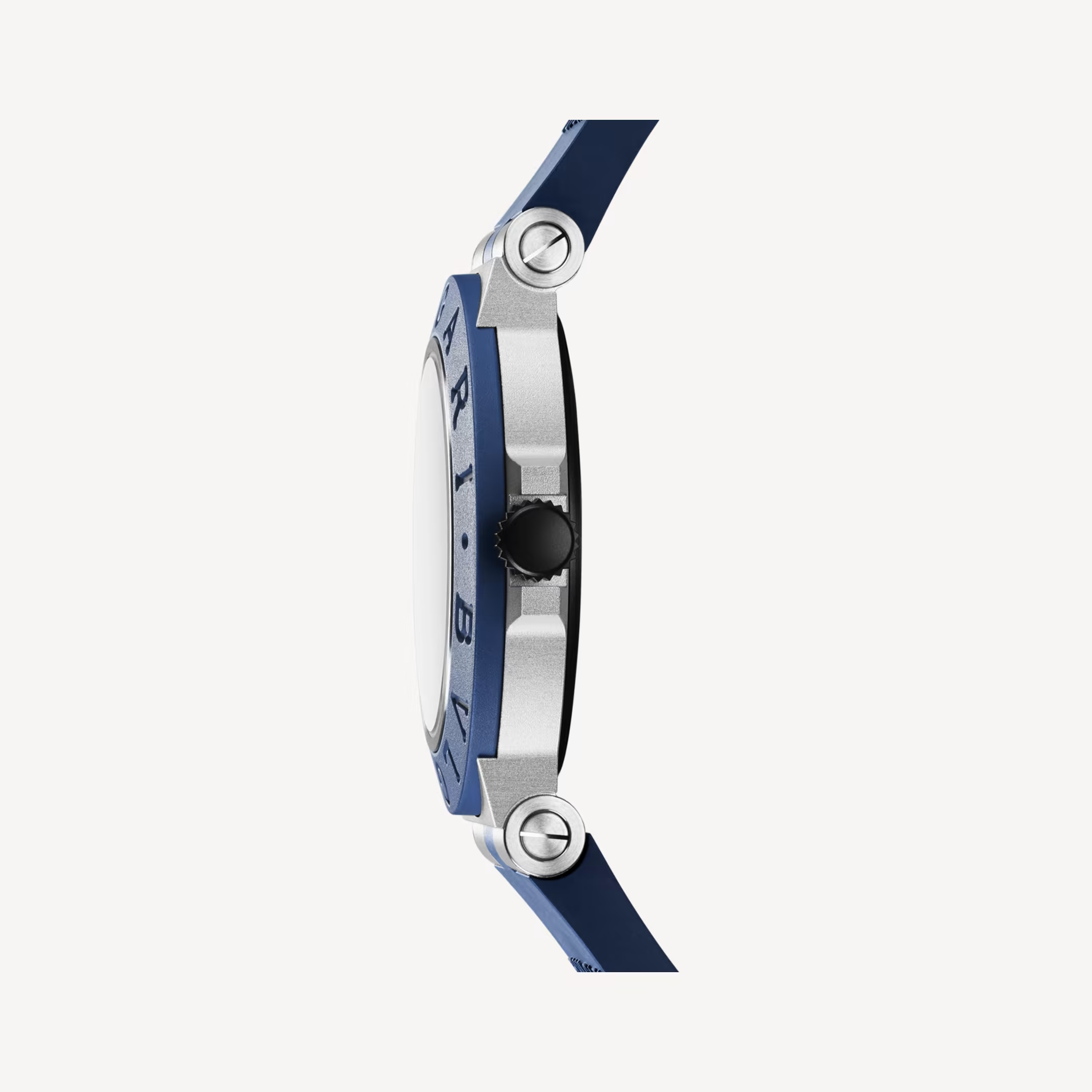 Aluminium Capri Edition Blue Dial Rubber Strap Watch