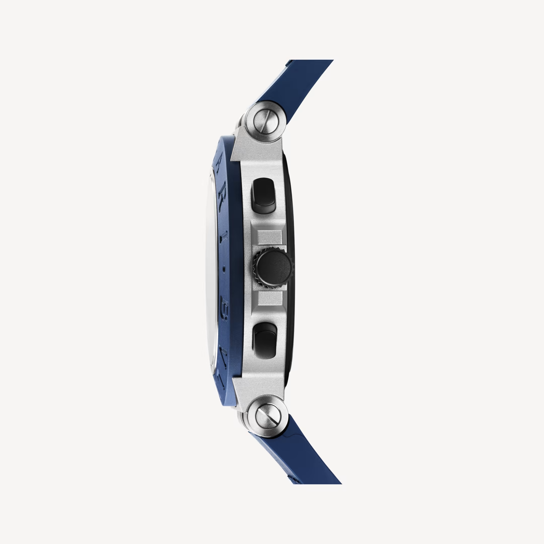 Aluminium Capri Edition Chronograph Rubber Strap Watch