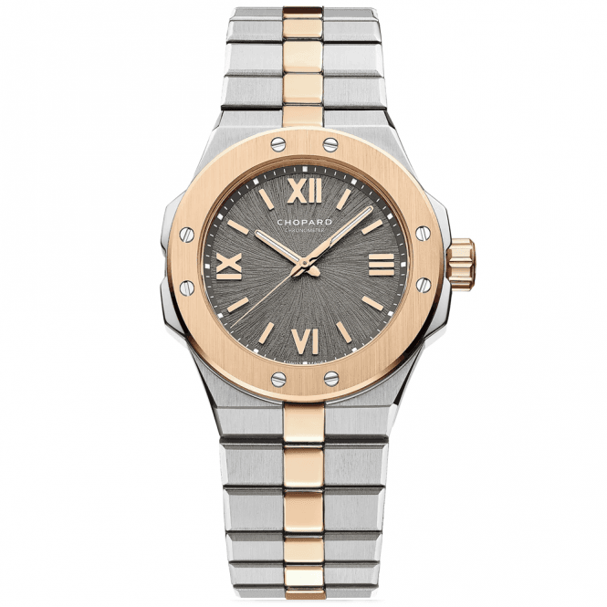 Alpine Eagle 33mm Steel and 18ct Rose Gold Ladies Watch