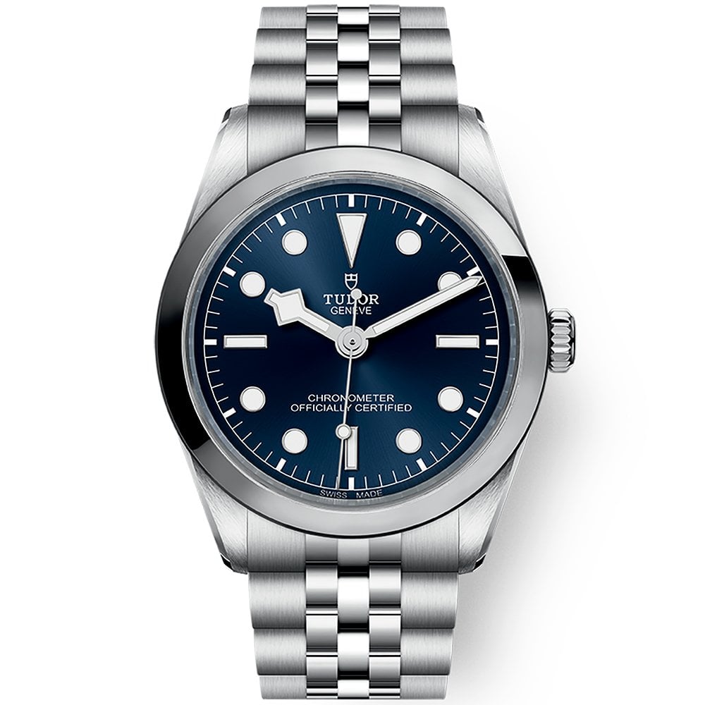 Black Bay 36mm Blue Dial Automatic Bracelet Watch