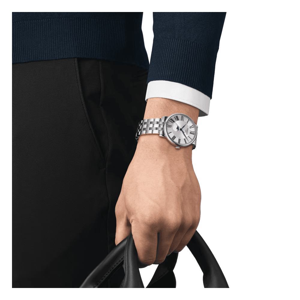 Carson Premium Gent Moonphase Bracelet Watch