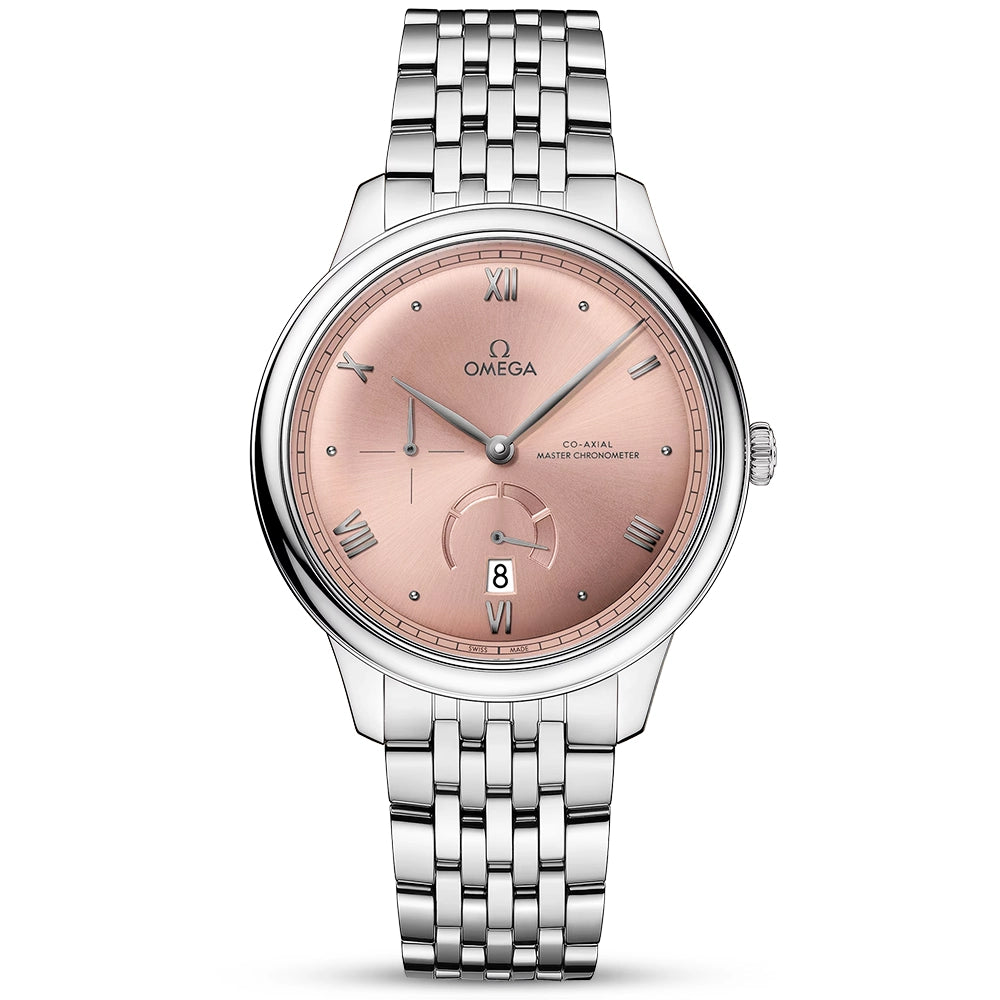 OMEGA De Ville Prestige Salmon Dial Watch 43410412110001