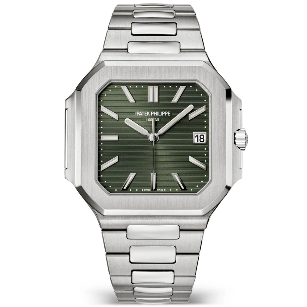 Cubitus Large 45mm Steel Olive Green Dial Bracelet Watch