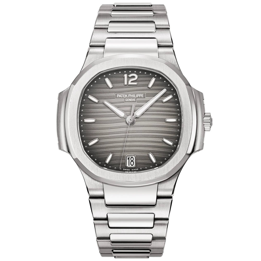 Nautilus 35.2mm Steel Grey Gradient Dial Ladies Automatic Watch