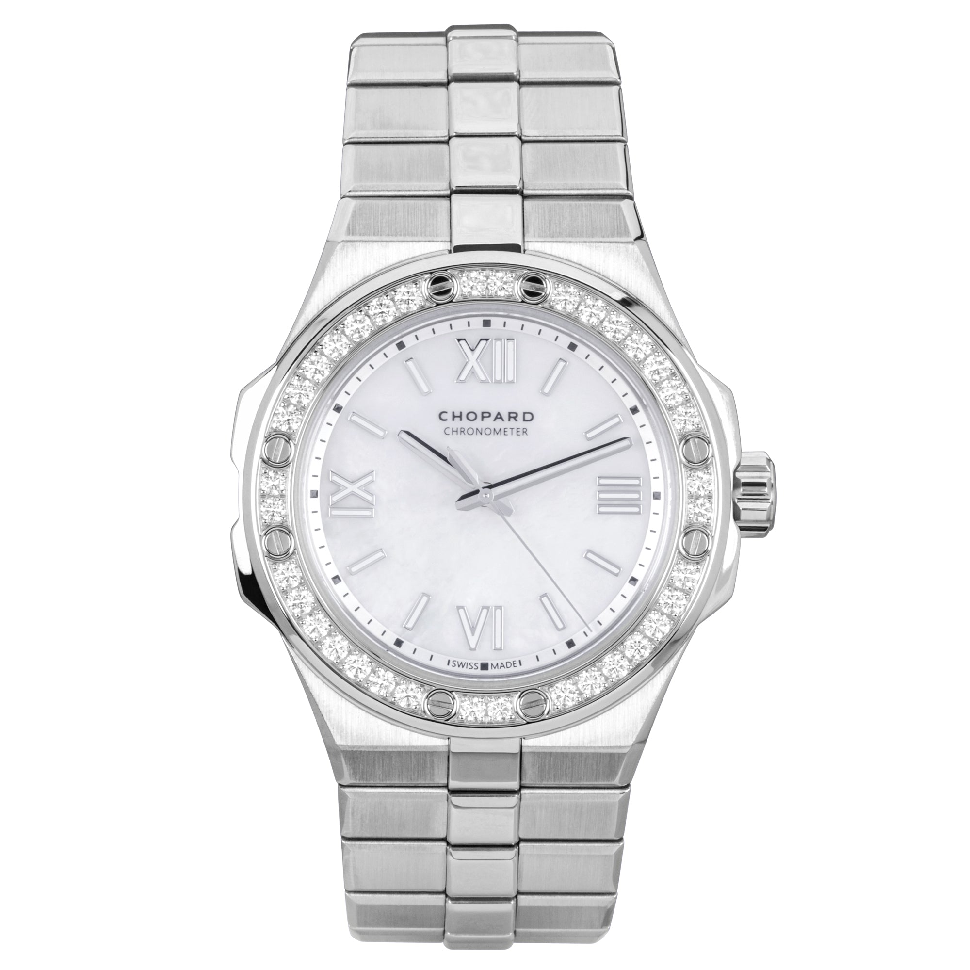 Chopard Alpine Eagle 36mm Diamond Set Ladies Bracelet Watch (2022)