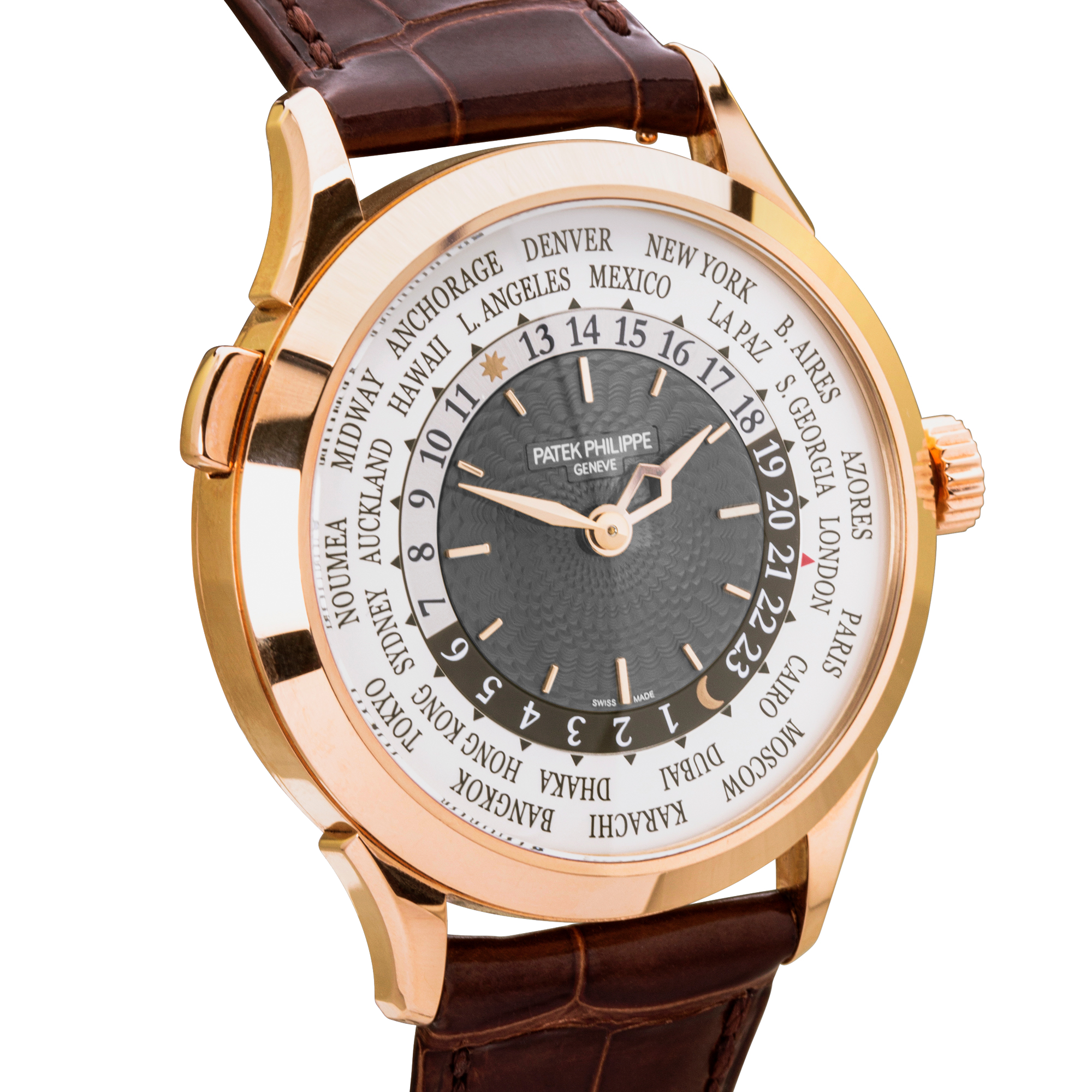 Patek Philippe Complications World Time 18ct Rose Gold Watch