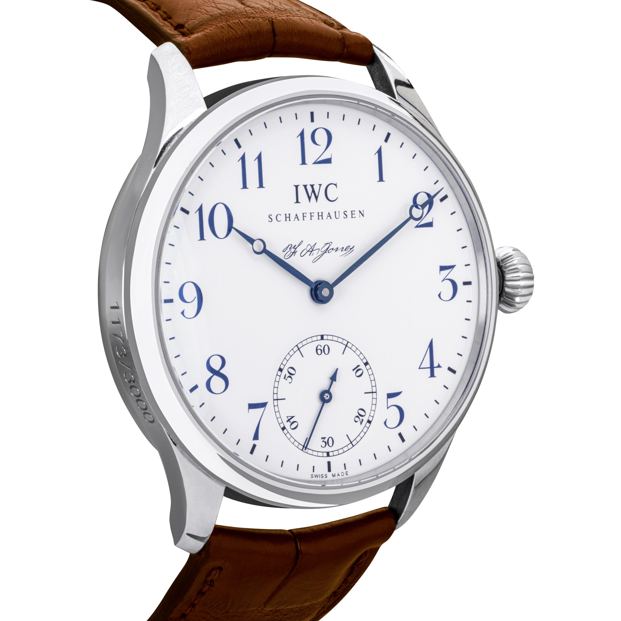 IWC Portuguese 43mm White Dial F.A Jones Limited Edition Watch