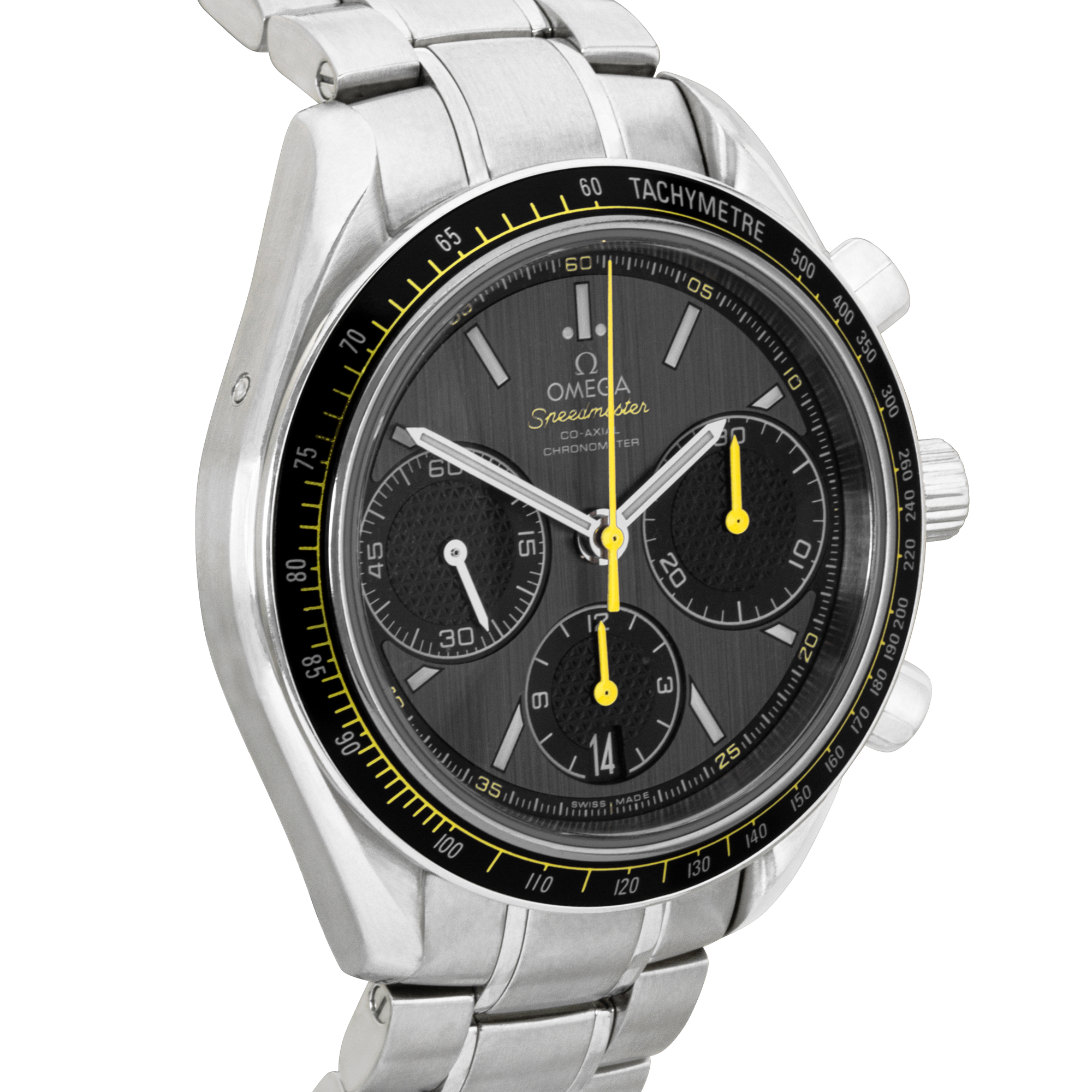 OMEGA Speedmaster Racing Grey/Yellow Dial Men's Watch (2015)