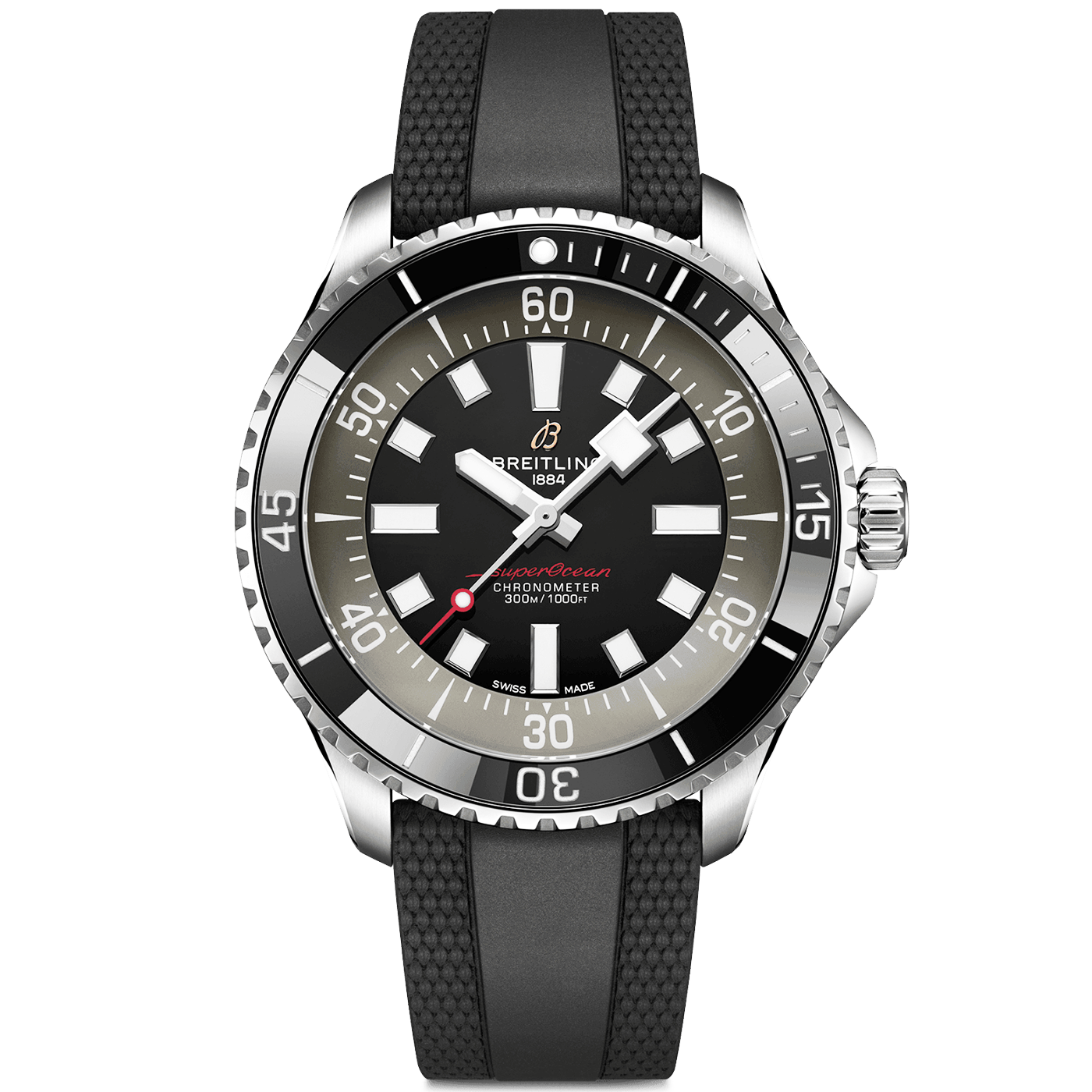 Superocean 44mm UK Limited Edition Rubber Strap Watch