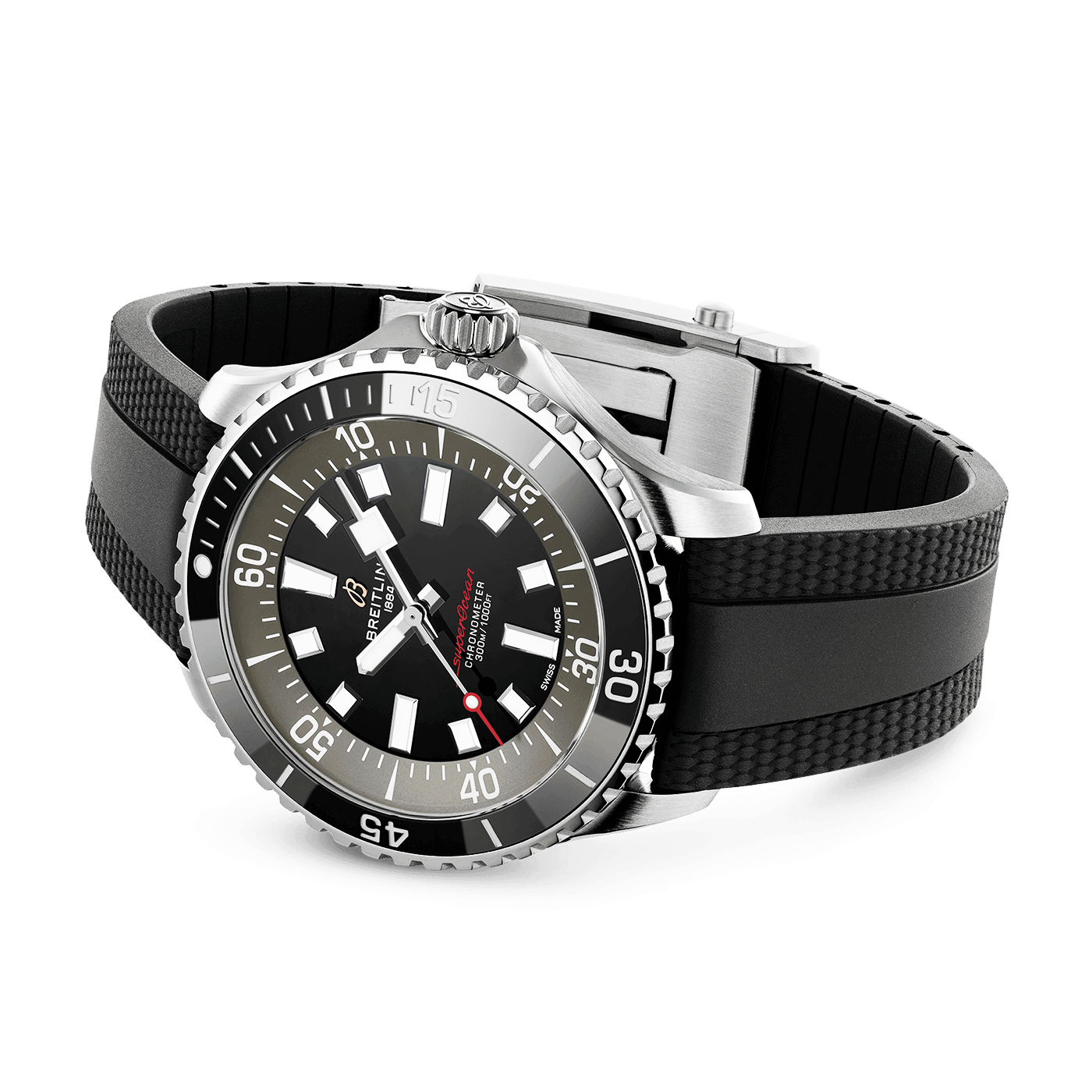 Superocean 44mm UK Limited Edition Rubber Strap Watch