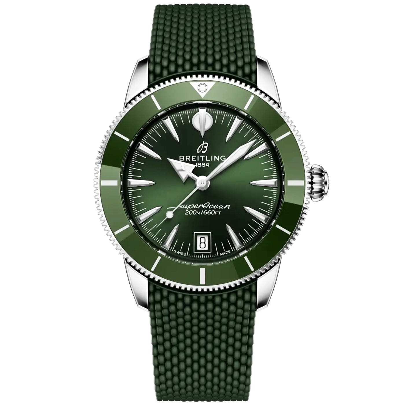 Breitling Superocean Heritage Green Dial Watch AB3110361L1S1