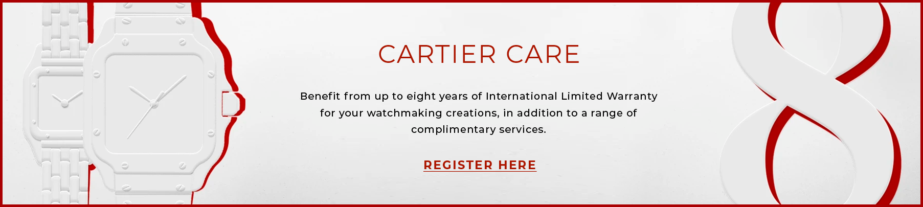 Cartier Care - Register for additional Warranty