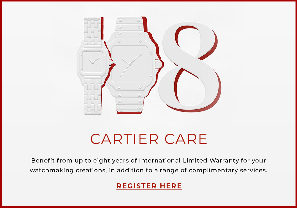 Cartier Care - register for additional warranty.