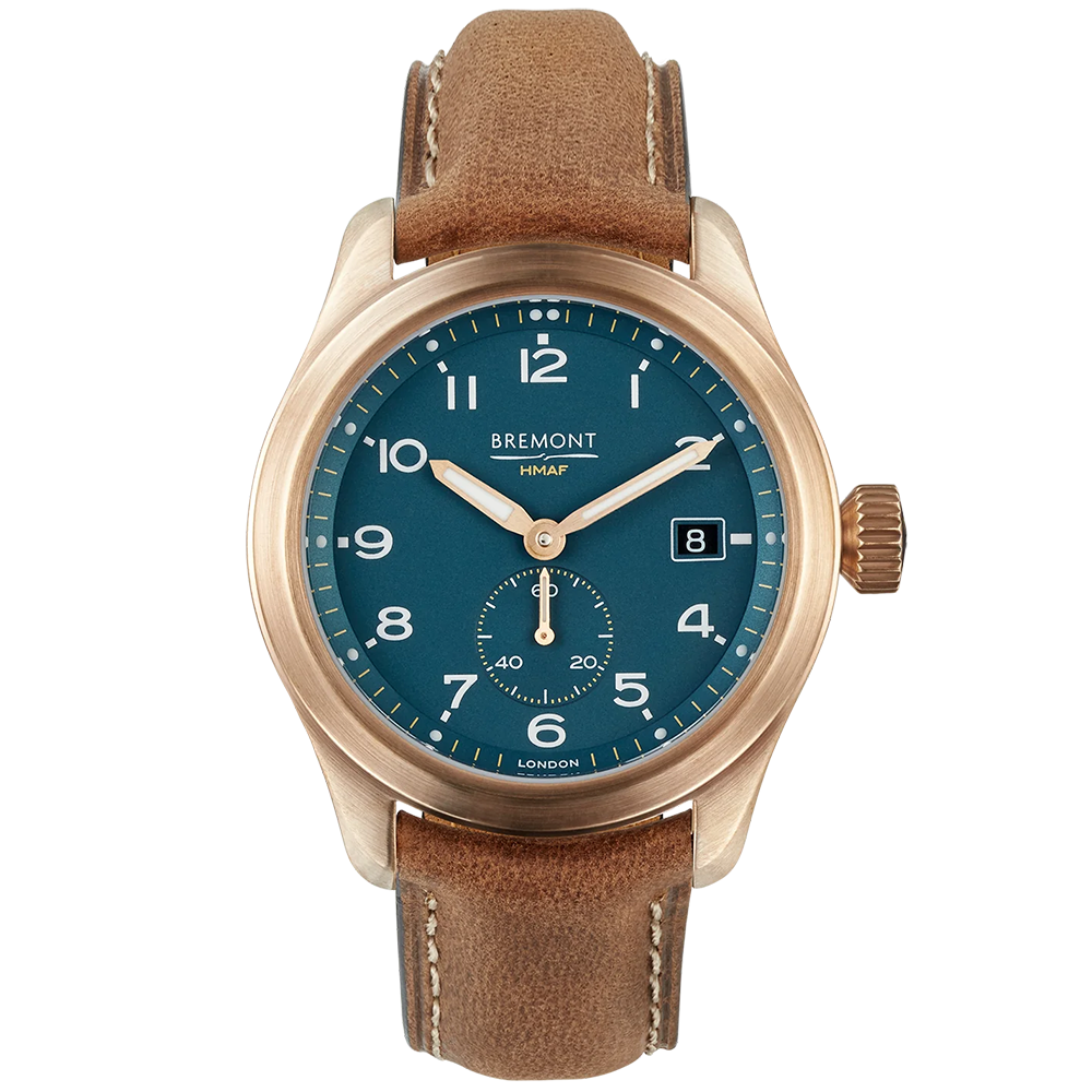Broadsword Bronze 40mm Automatic Leather Strap Watch