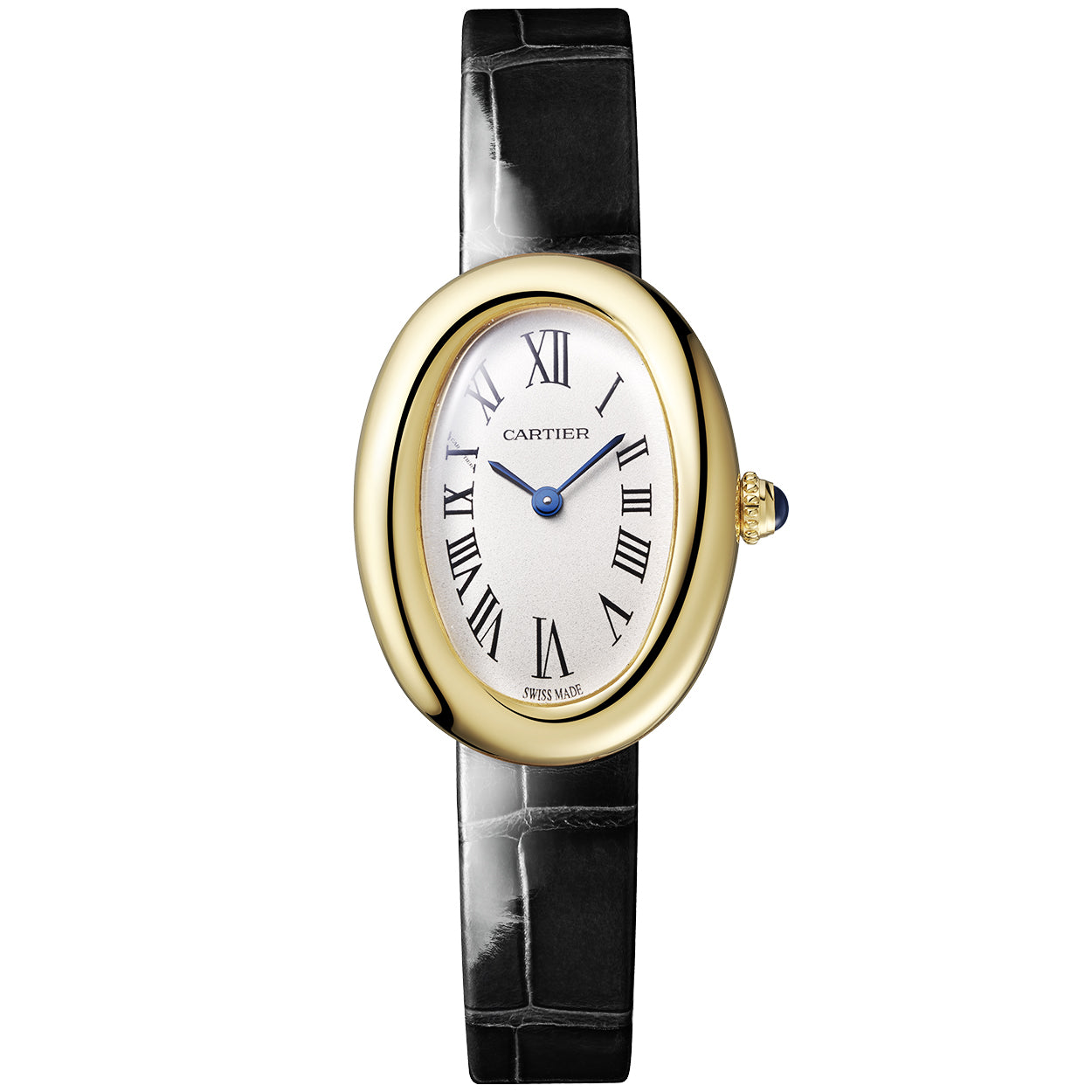 Montre Baignoire Small 18ct Yellow Gold Ladies Watch