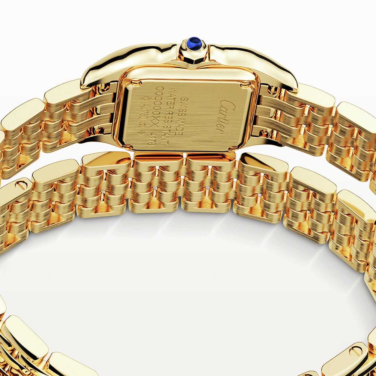 Panthère de Cartier Small 18ct Yellow Gold Loop Bracelet Watch