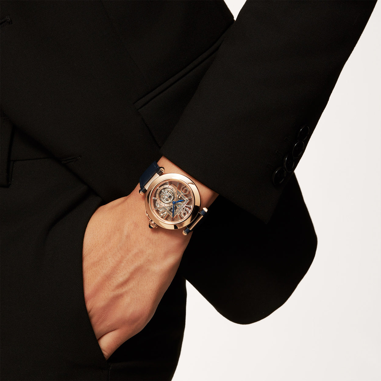 Pasha de Cartier Skeleton Tourbillon 41mm 18ct Rose Gold Watch