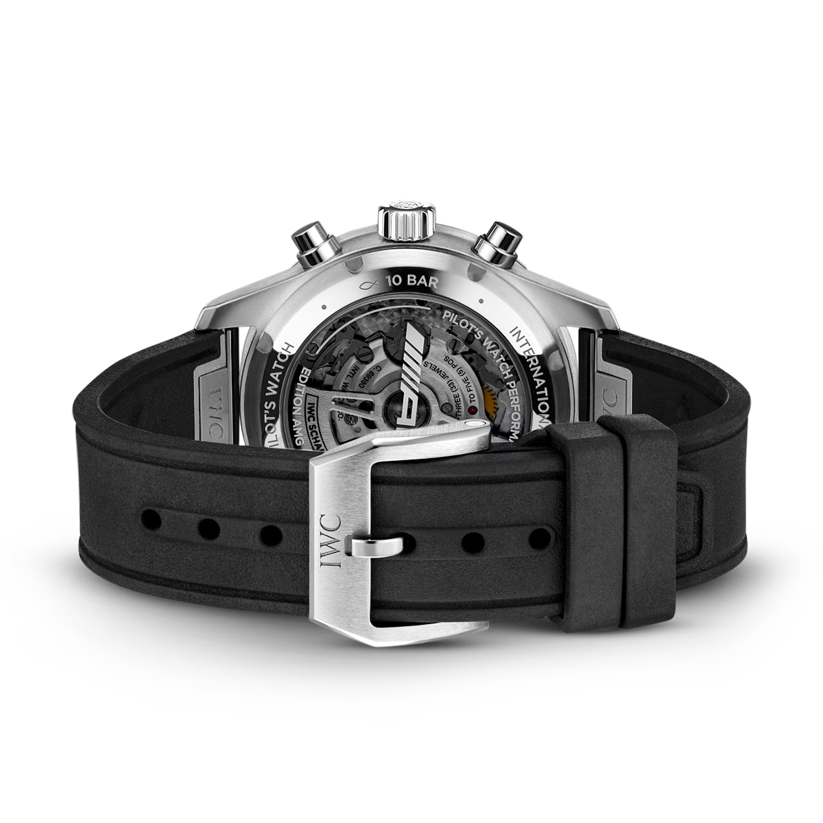 Pilot's 41mm Black Dial Men's AMG Performance Chronograph Watch