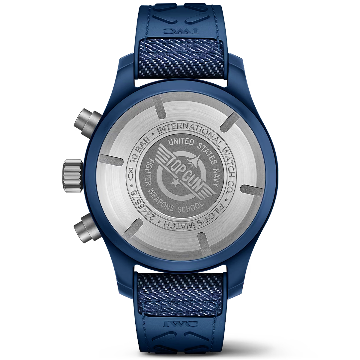 Pilot's Top Gun Oceania 41mm Blue Ceramic Men's Chronograph Watch