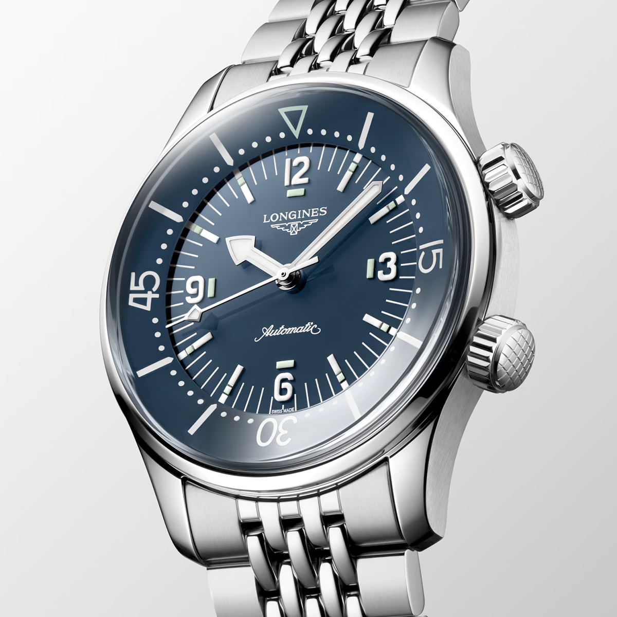 Legend Diver 39mm Blue Dial Men's Automatic Bracelet Watch