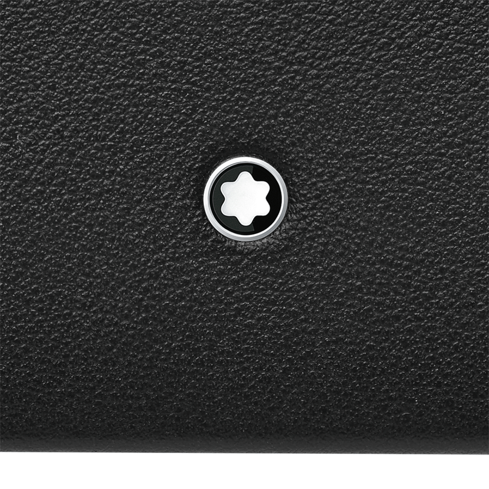 Nightflight 6cc Wallet in Black Leather