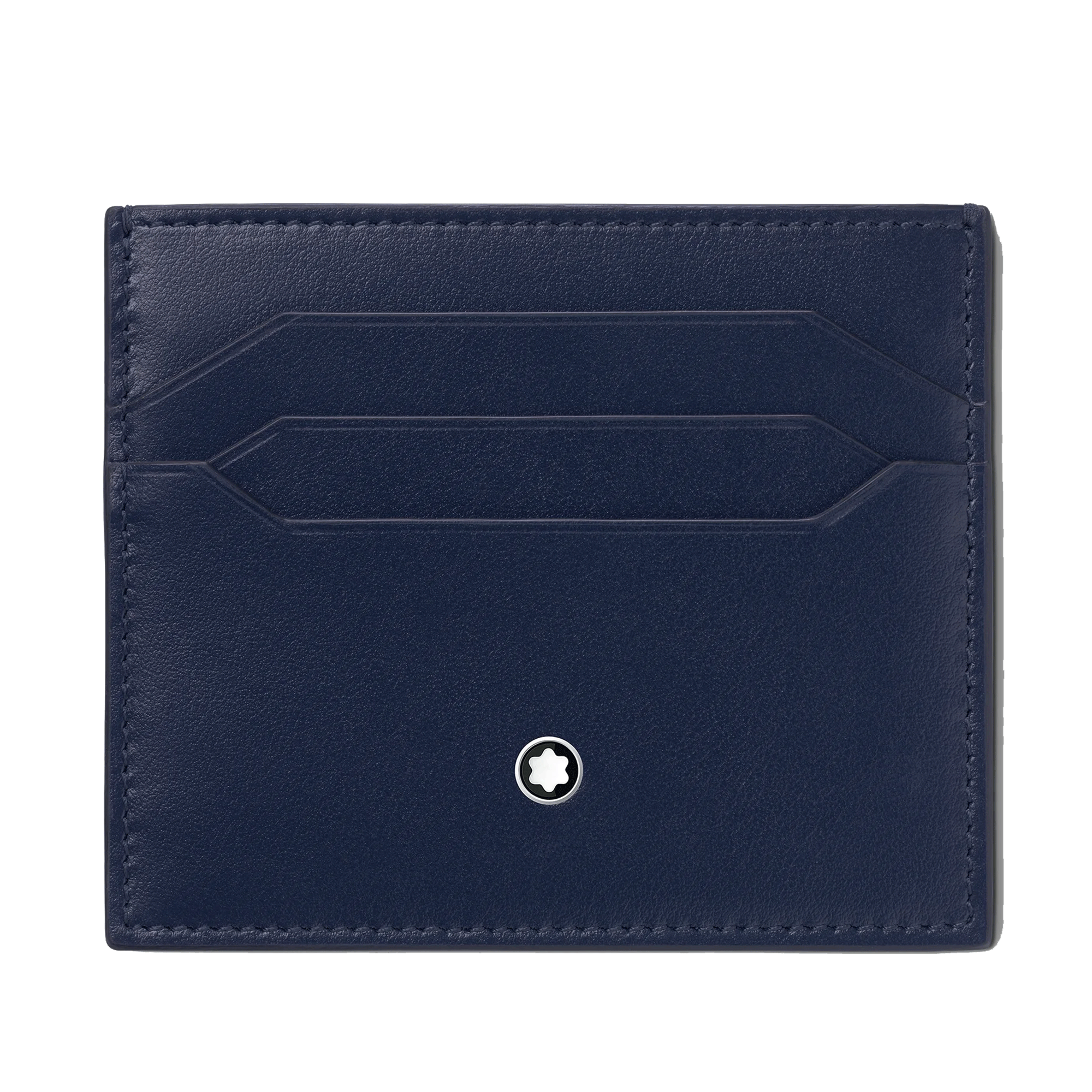 Meisterstuck Card Holder 6cc in Ink Blue Leather