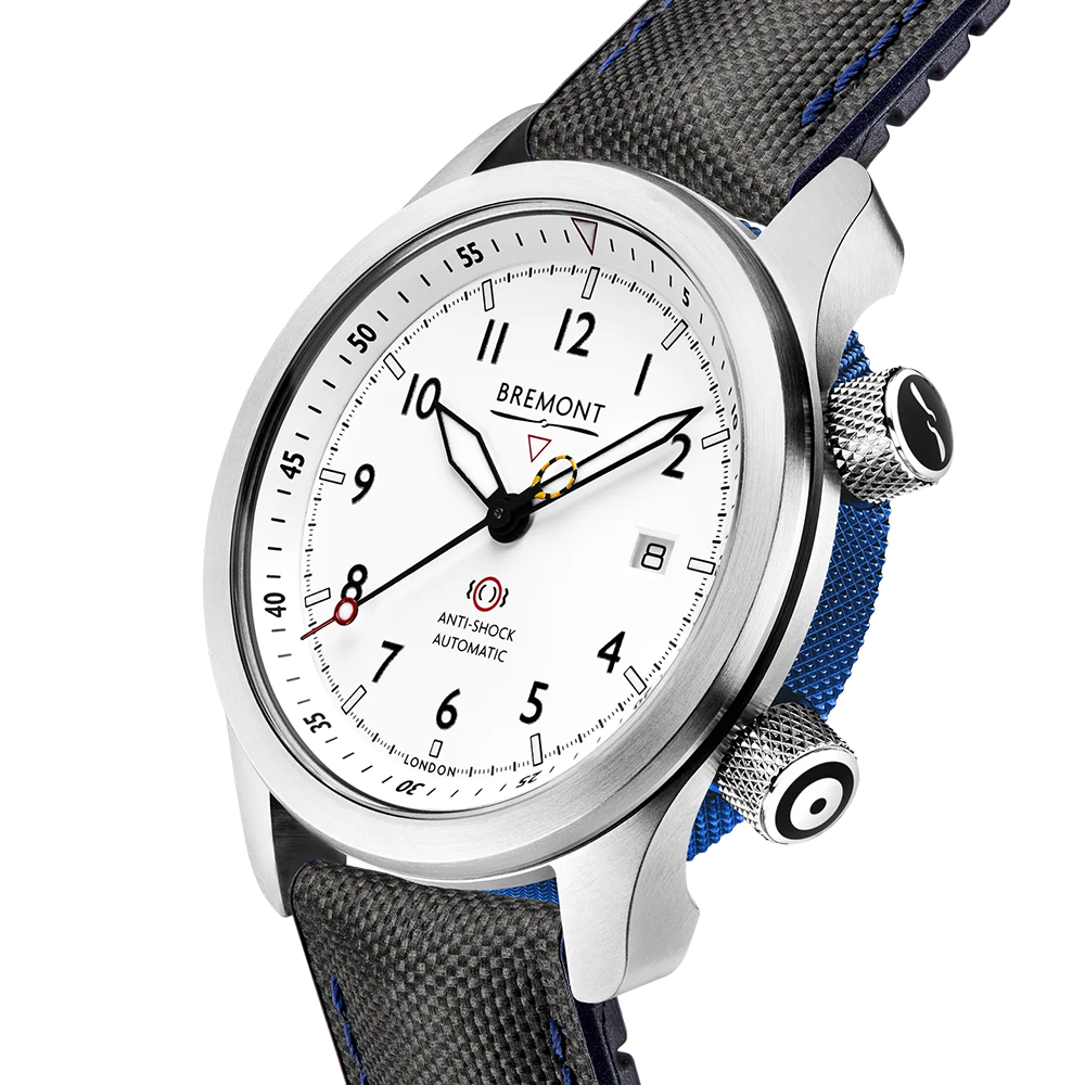 Martin Baker MBII-WH/BLUE Steel 43mm Bracelet Watch