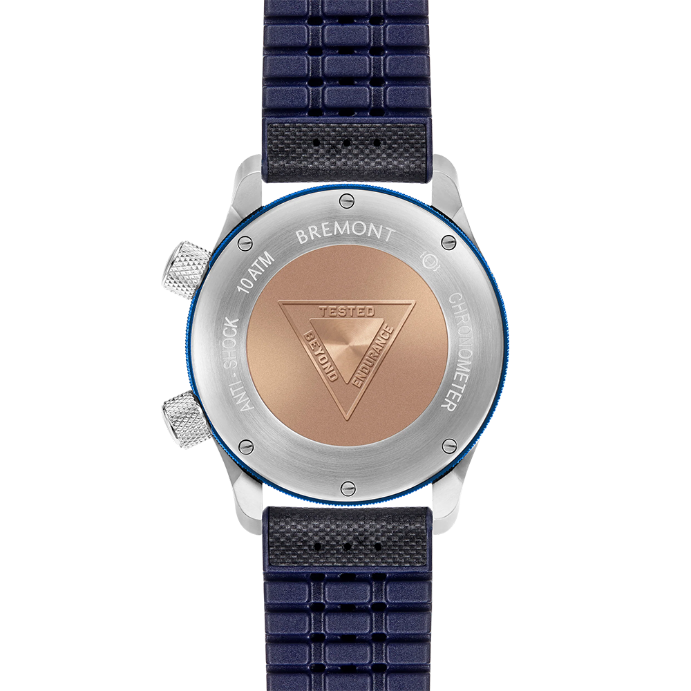 Martin Baker MBII-WH/BLUE Steel 43mm Bracelet Watch