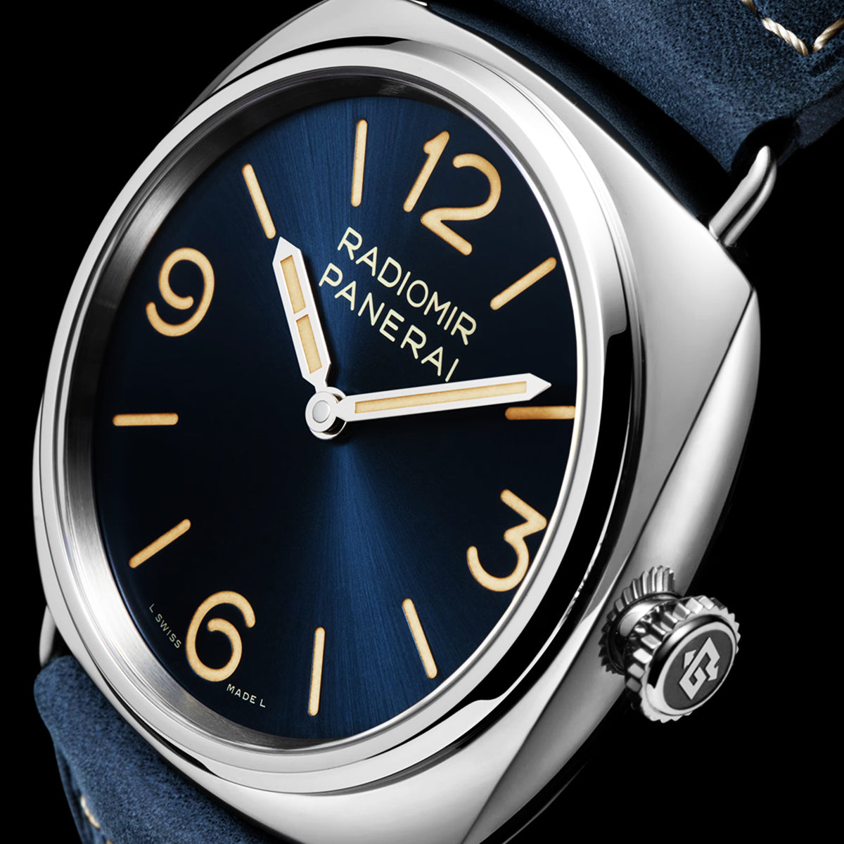 Radiomir Officine 45mm Blue Dial Manual-Wind Watch
