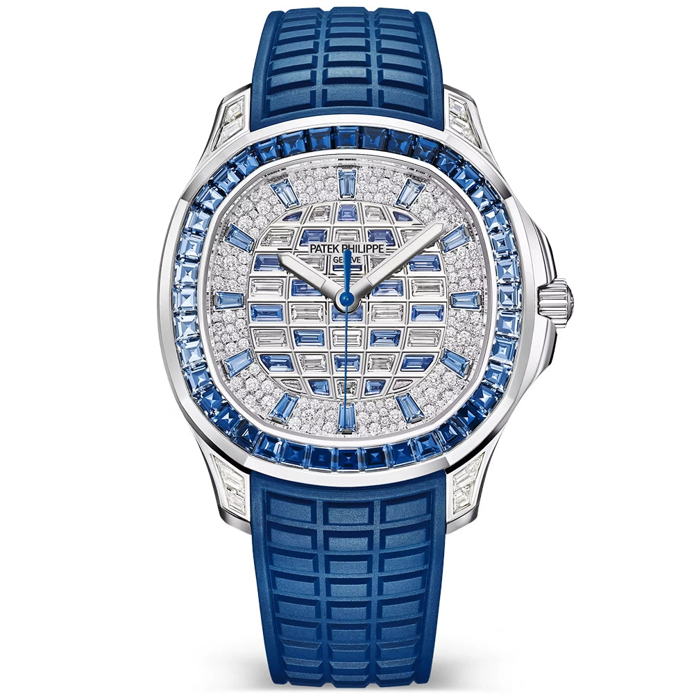 Aquanaut Luce Haute Joaillerie 18ct White Gold Diamond & Sapphire Set Watch 5268/461G-001