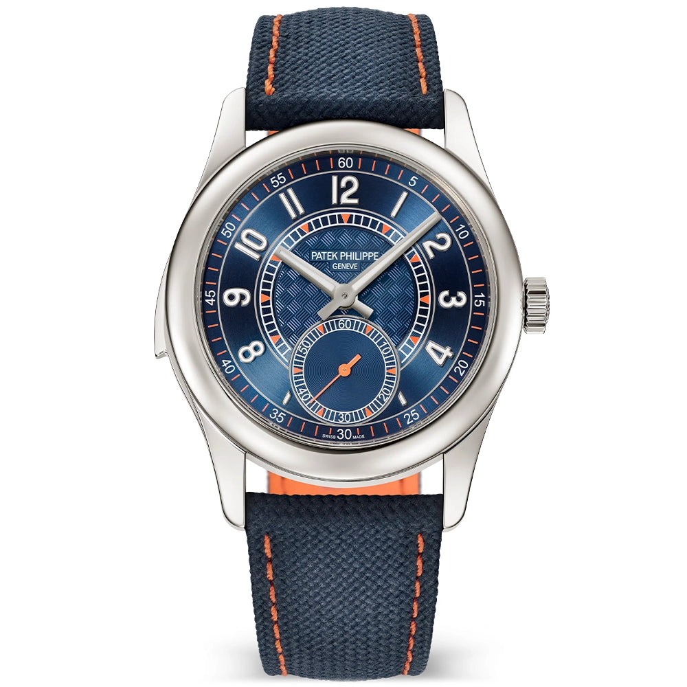 Patek Philippe Grand Complications Minute-Repeater 18ct White Gold Blue Carbon Dial Watch - Berry's Jewellers