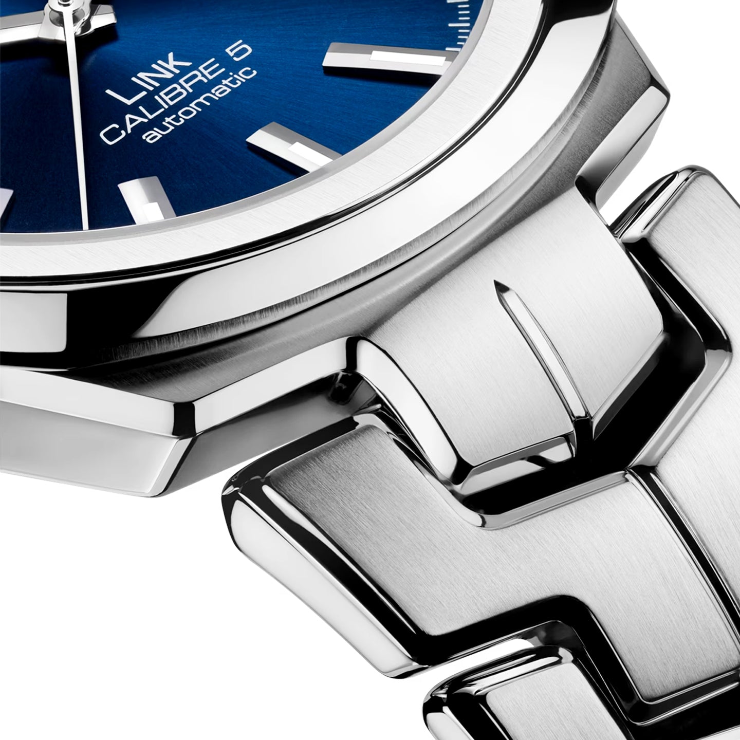 Link 41mm Blue Sunray Dial Men's Bracelet Watch