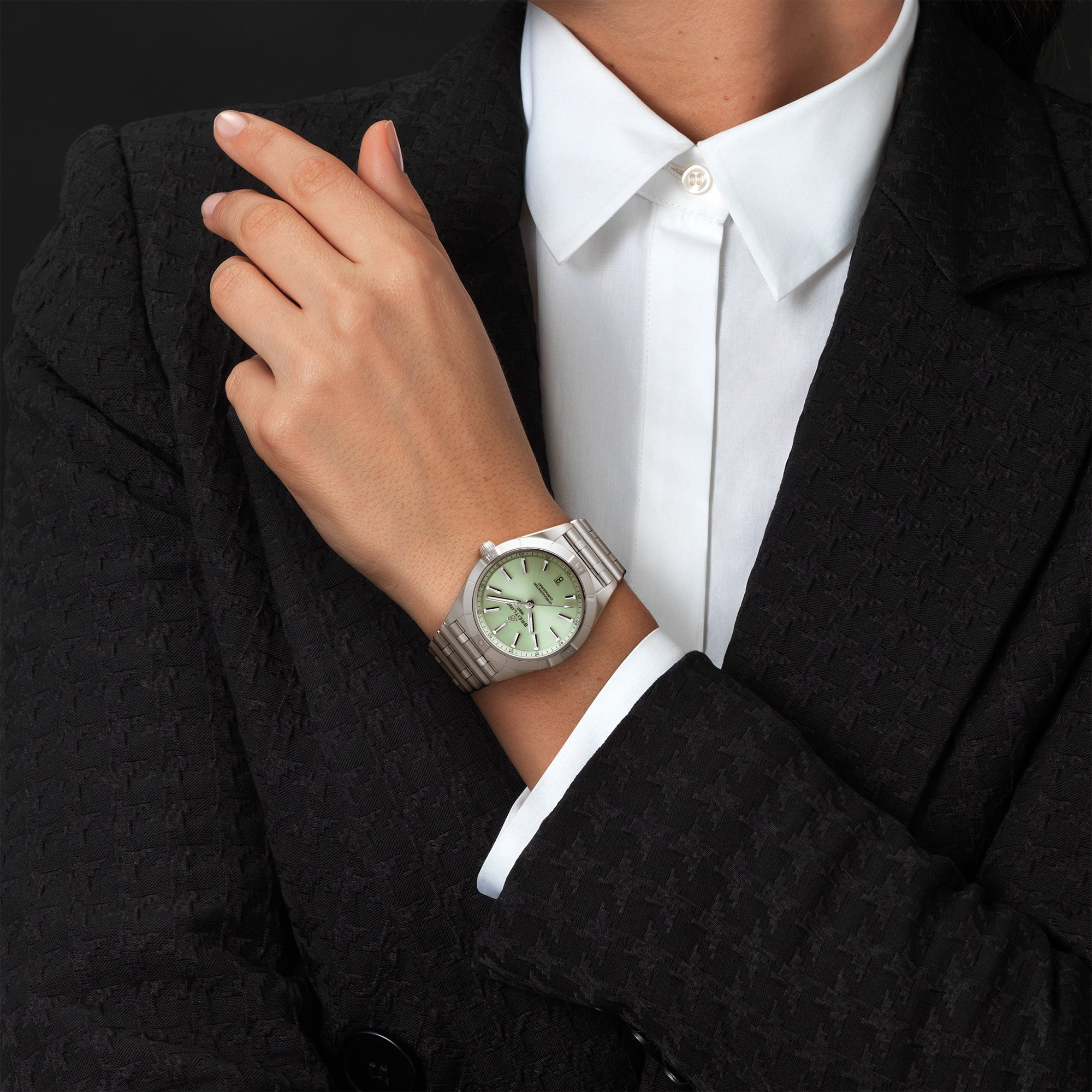 Chronomat 36mm Mint Green Dial Automatic Bracelet Watch