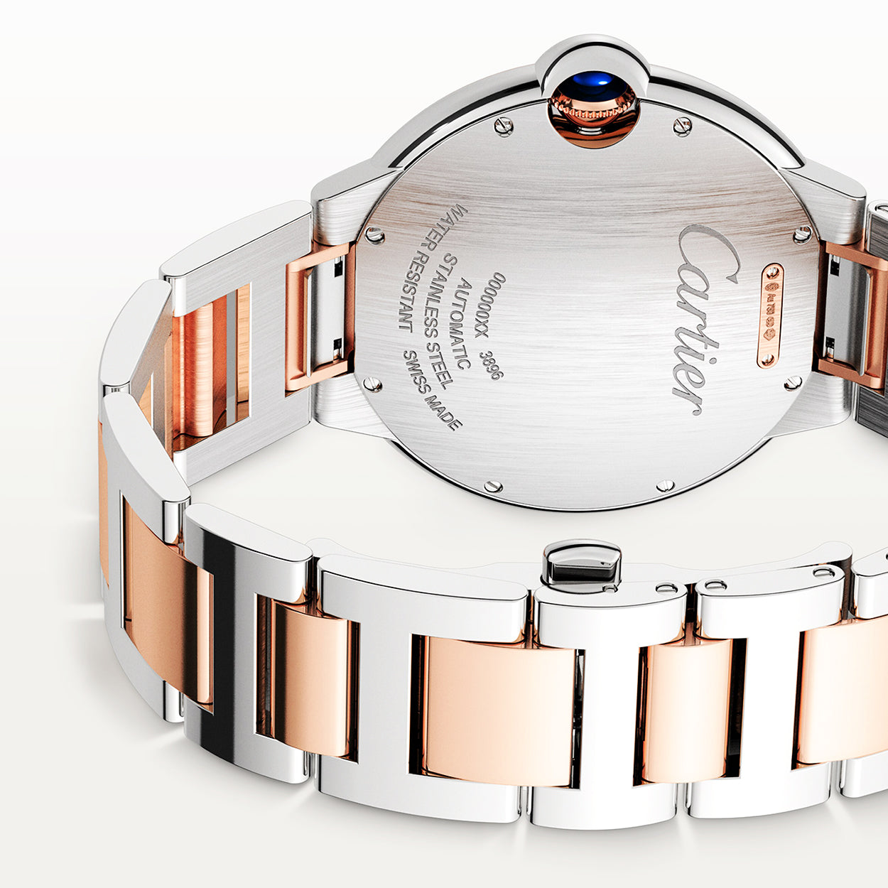 Ballon Bleu 42mm Two-Tone Silver Dial Men's Automatic Bracelet Watch