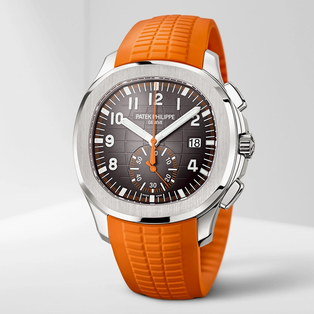 Aquanaut Chronograph 42.2mm Steel Black Dial Mens Watch