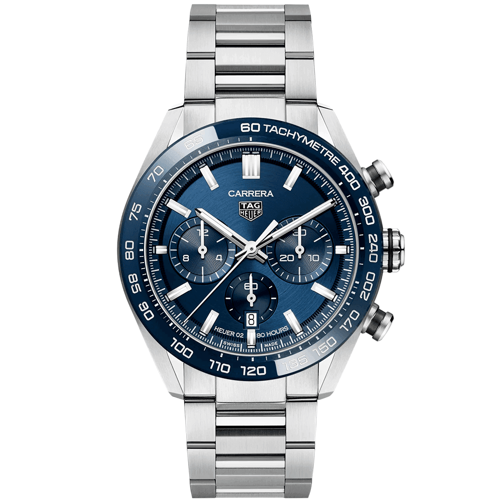 TAG Heuer Carrera Blue Dial Chronograph Watch CBN2A1A.BA0643