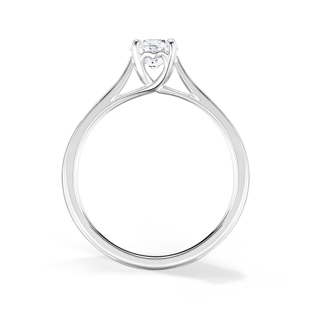 Diamond Hidden Heart 0.48 Carat Engagement Ring