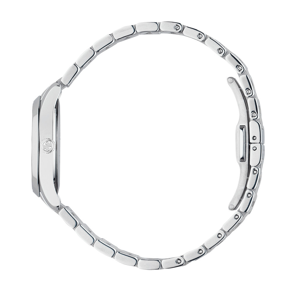 G-Timeless 27mm Silver Feline Dial Ladies Bracelet Watch