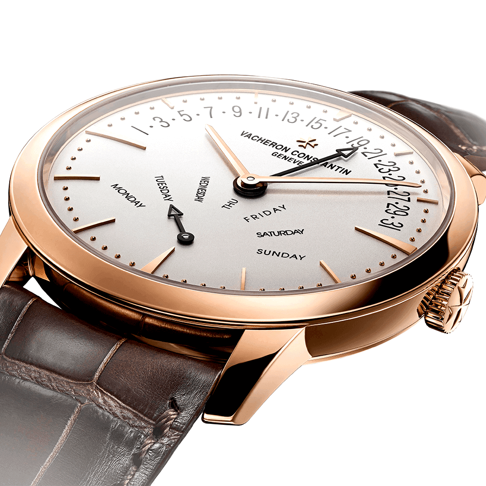 Patrimony Retrograde Day-Date 43mm 18ct Pink Gold Automatic Watch
