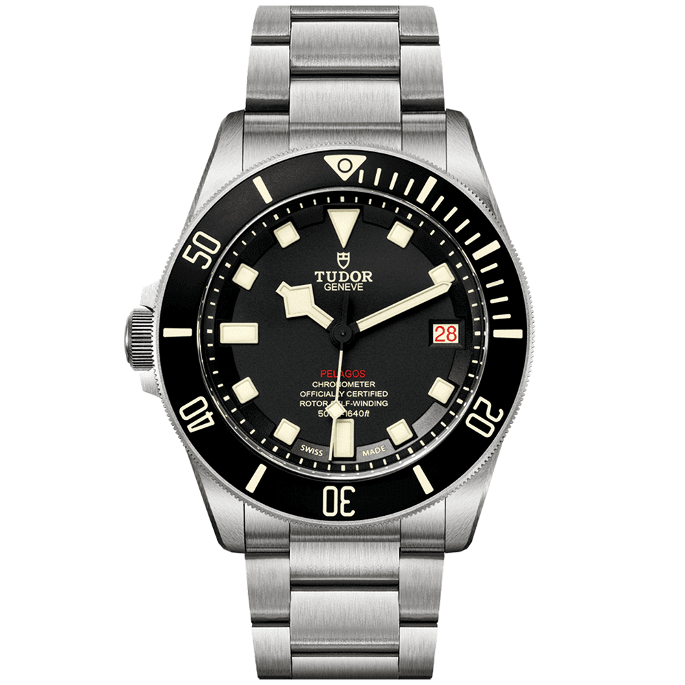 Pelagos LHD 42mm Black Dial & Ceramic Bezel Men's Titanium Automatic Watch