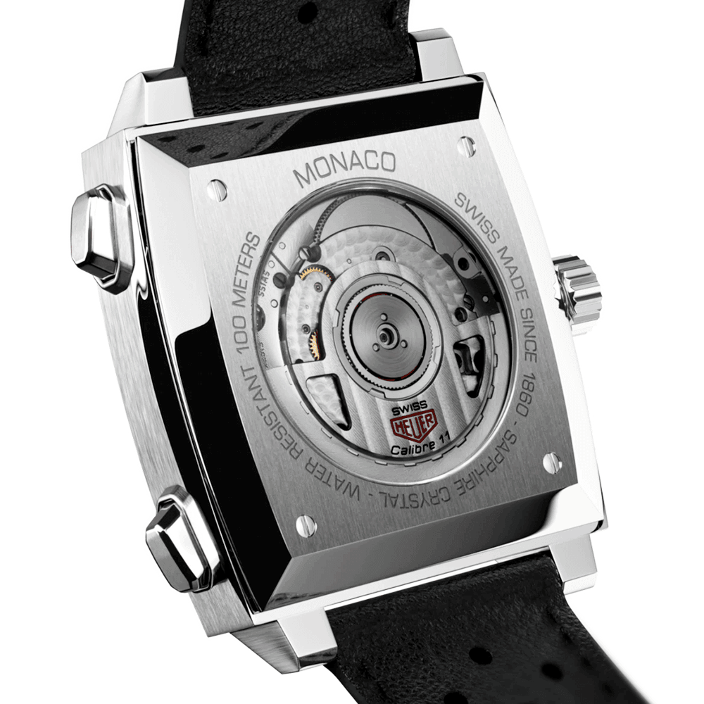 Monaco Calibre 11 Blue Dial "McQueen" Chronograph Watch