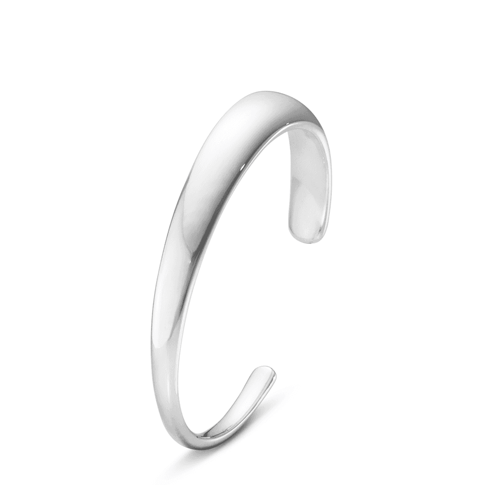 Curve Sterling Silver Small Bangle