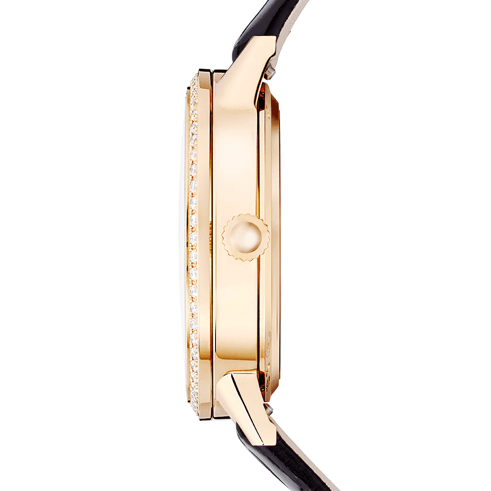 Rendez-Vous Night & Day 34mm 18ct Pink Gold Silver Dial Watch
