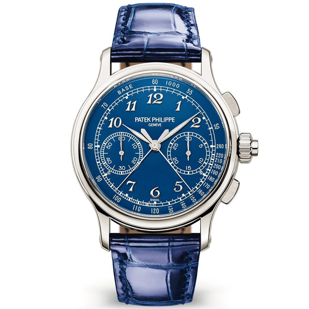 Grand Complications 41mm Platinum Blue Dial Split-Seconds Chronograph Watch