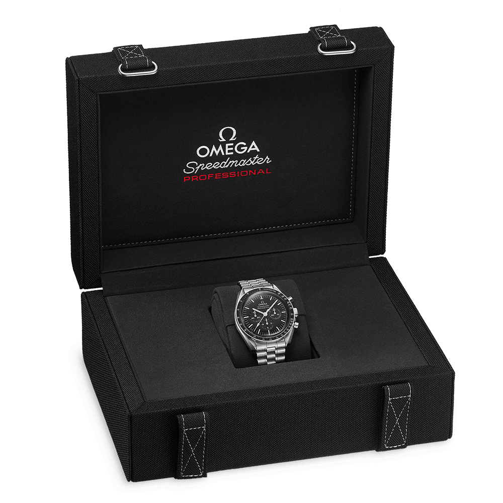 Speedmaster Moonwatch 42mm Hesalite Glass Men's Bracelet Watch