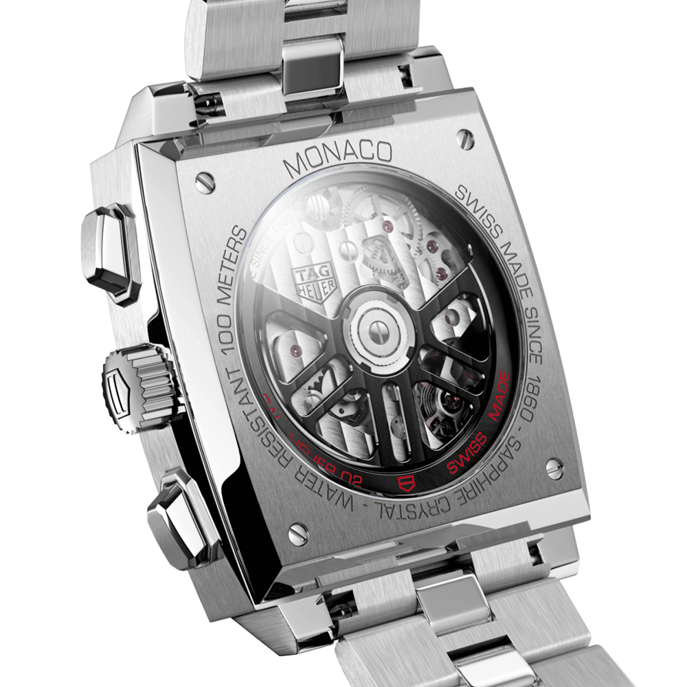 Monaco 39mm Automatic Chronograph Blue Dial Men's Bracelet Watch
