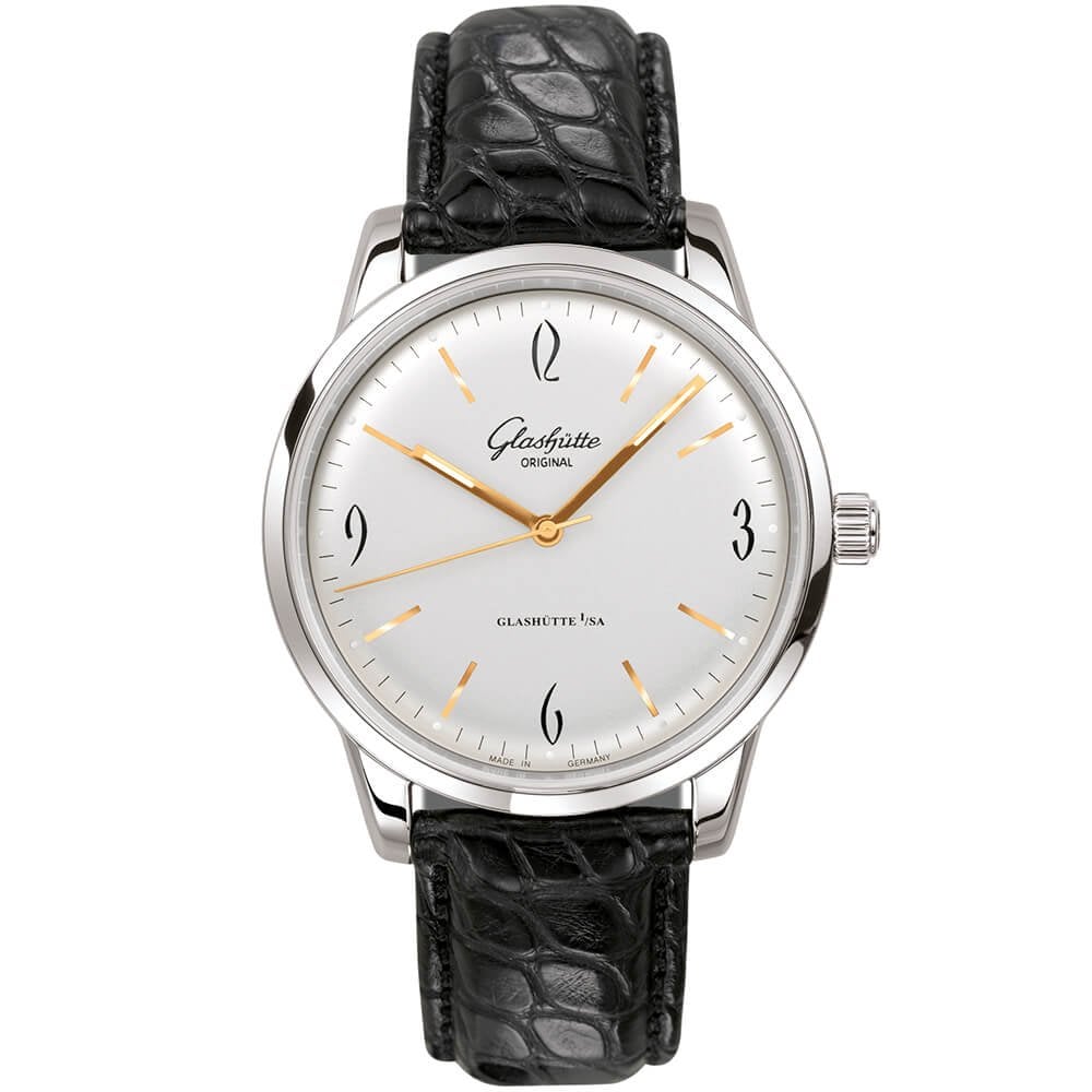 Sixties 39mm Silver/Gold Dial Automatic Strap Watch