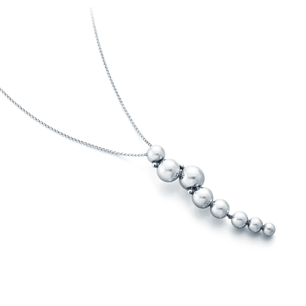 Moonlight Grapes silver pendant