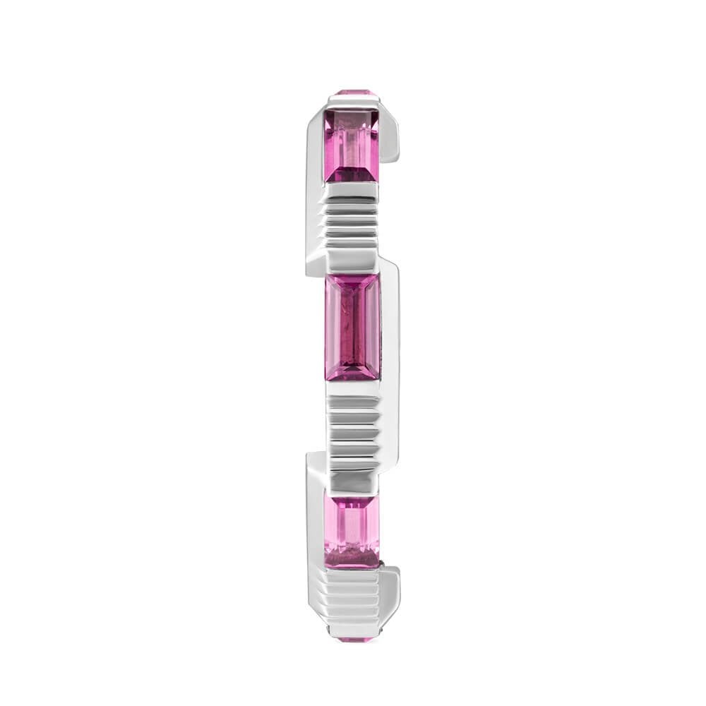 Gucci Link to Love 18ct White Gold Rubellite Ring